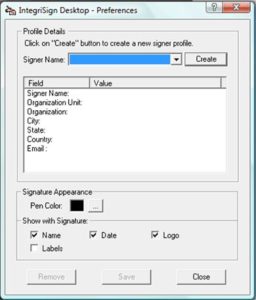 Create an IS Profile 1