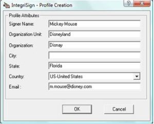 Create an IS Profile 2