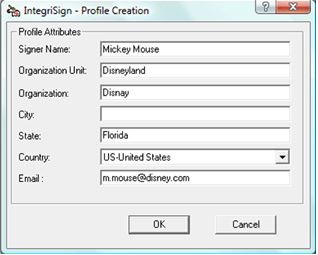 Create an IS Profile 2